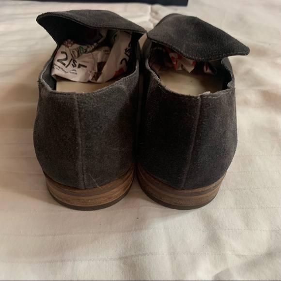 Levity Carla Black Suede Slip-on Loafer - Picture 4 of 11